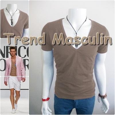 Tricou Barbati Anchior Guler V Adanc Maro - Pret | Preturi Tricou Barbati Anchior Guler V Adanc Maro