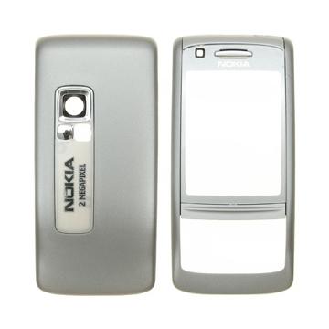 Carcasa originala Nokia 6280 argintie - Pret | Preturi Carcasa originala Nokia 6280 argintie
