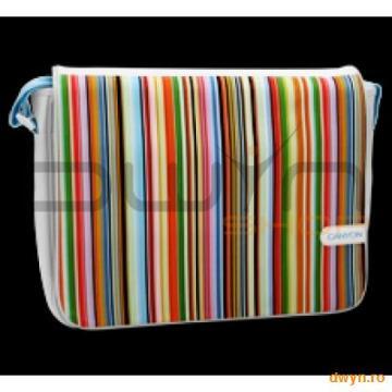 Bag CANYON Messenger for notebooks 13.3Â”, White/Blue with Color Stripes - Pret | Preturi Bag CANYON Messenger for notebooks 13.3Â”, White/Blue with Color Stripes