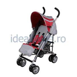 Bambino World- Carucior buggy RED GREY-tip umbrela - Pret | Preturi Bambino World- Carucior buggy RED GREY-tip umbrela