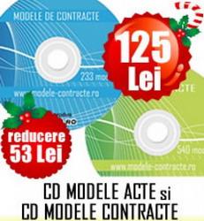 CD Modele Contracte / CD Modele Acte - Pret | Preturi CD Modele Contracte / CD Modele Acte