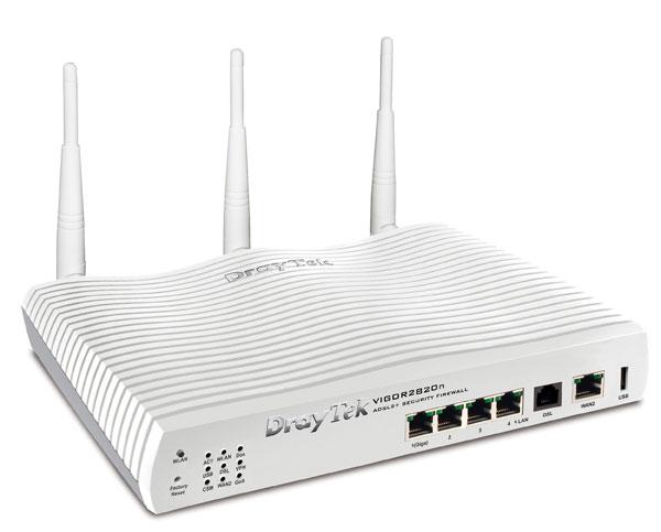 Router wireless DrayTek Vigor2820n Wireless ADSL2/2+ Firewall Router - Pret | Preturi Router wireless DrayTek Vigor2820n Wireless ADSL2/2+ Firewall Router