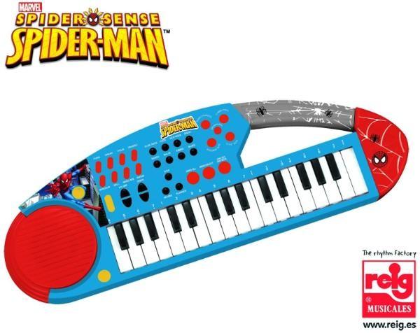 Orga electronica cu microfon Spiderman - Pret | Preturi Orga electronica cu microfon Spiderman