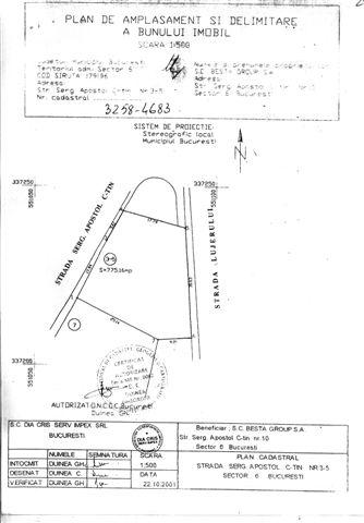 Teren Lujerului - 775 mp - Pret | Preturi Teren Lujerului - 775 mp