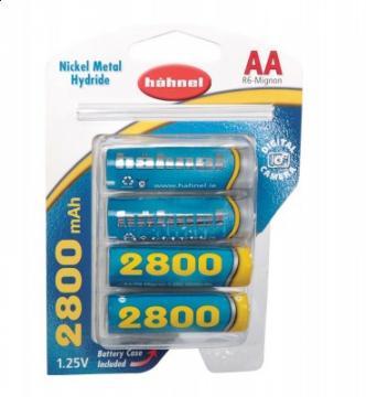 Acumulatori Ni-MH tip AA 1.25V 2800mAh. Blister cu 4 baterii si carcasa - Pret | Preturi Acumulatori Ni-MH tip AA 1.25V 2800mAh. Blister cu 4 baterii si carcasa