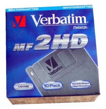 Discheta VERBATIM Dischete 3.5" 1.44 Mb 10 buc - Pret | Preturi Discheta VERBATIM Dischete 3.5" 1.44 Mb 10 buc