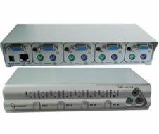 Switch KVM Gembird CAS-441 - Pret | Preturi Switch KVM Gembird CAS-441