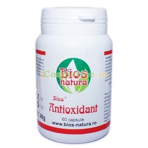Antioxidant 60 capsule Bios Natura - Pret | Preturi Antioxidant 60 capsule Bios Natura