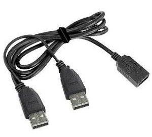 Cablu USB 2.0 Y alimentare A - A 1.8M, Gembird CCP-USB22-AMAF-6 - Pret | Preturi Cablu USB 2.0 Y alimentare A - A 1.8M, Gembird CCP-USB22-AMAF-6