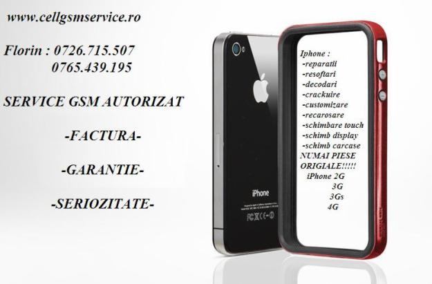 Service iPhone 4 3GS Reparatii TouchScreen Apple iPhone 4 Decodare iPhone 4 - Pret | Preturi Service iPhone 4 3GS Reparatii TouchScreen Apple iPhone 4 Decodare iPhone 4