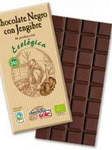 Ciocolata neagra Bio cu ghimbir, 56% cacao, 100g. Sole - Pret | Preturi Ciocolata neagra Bio cu ghimbir, 56% cacao, 100g. Sole