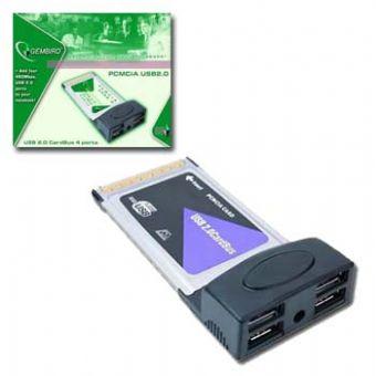 Adaptor Gembird ExpressCard - 4 x USB2.0 - PCMCIAX-USB24 - Pret | Preturi Adaptor Gembird ExpressCard - 4 x USB2.0 - PCMCIAX-USB24