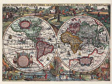 Puzzle Ravensburger 1500 Harta istorica a lumii - 1636 - Pret | Preturi Puzzle Ravensburger 1500 Harta istorica a lumii - 1636
