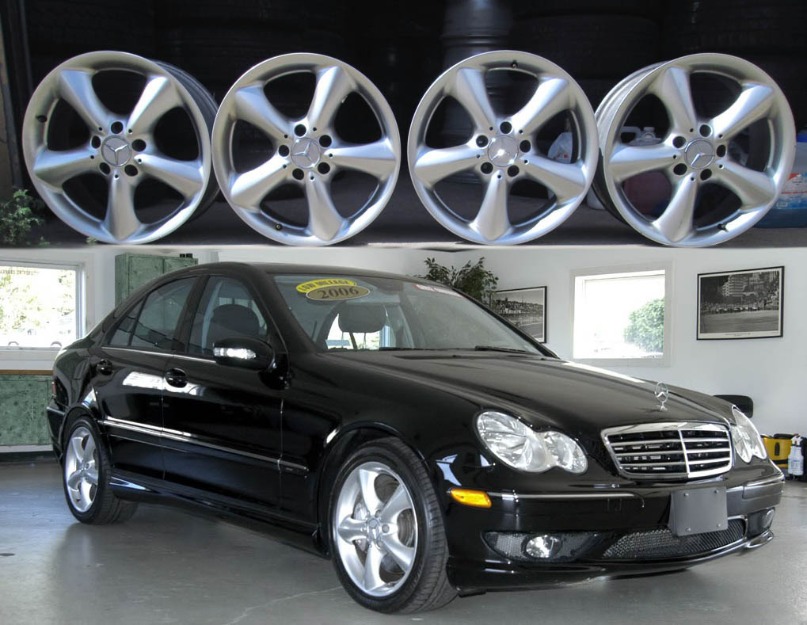 Jante Originale Second Hand pe 17 Mercedes Clasa C W203 CLK - Pret | Preturi Jante Originale Second Hand pe 17 Mercedes Clasa C W203 CLK