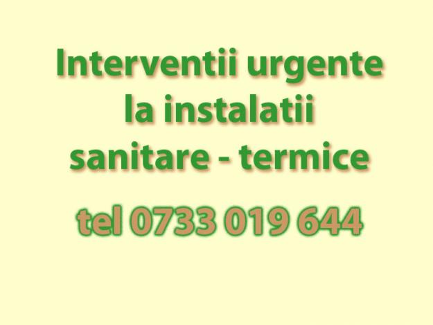 Instalator urgente non stop urgent instalatii sanitare - Pret | Preturi Instalator urgente non stop urgent instalatii sanitare