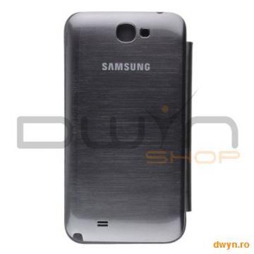 Galaxy Note II N7100 Flip Cover Silver - Pret | Preturi Galaxy Note II N7100 Flip Cover Silver