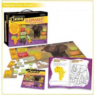PUZZLE ELEPHANT FLOOP NATIONAL GEOGRAPHIC KIDS - Pret | Preturi PUZZLE ELEPHANT FLOOP NATIONAL GEOGRAPHIC KIDS