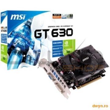 MSI NVIDIA N630GT-MD4GD3, NV630GT, DDR3 4096MB, 128bit, VGA, DVI, HDMI, FAN - Pret | Preturi MSI NVIDIA N630GT-MD4GD3, NV630GT, DDR3 4096MB, 128bit, VGA, DVI, HDMI, FAN