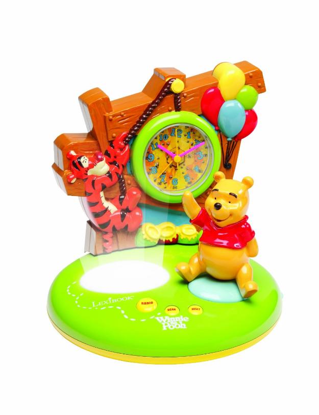 Ceas destaptator Winnie Pooh cu lumini si functiune de radio, Lexibook - Pret | Preturi Ceas destaptator Winnie Pooh cu lumini si functiune de radio, Lexibook