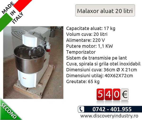 Malaxor aluat second 20 litri - Pret | Preturi Malaxor aluat second 20 litri