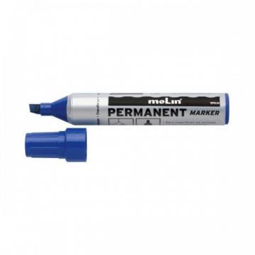 Permanent marker Jumbo, varf tesit, corp plastic, MOLIN - albastru - Pret | Preturi Permanent marker Jumbo, varf tesit, corp plastic, MOLIN - albastru