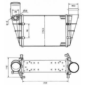 Radiator intercooler Audi A4, A6, Volkswagen Passat - Pret | Preturi Radiator intercooler Audi A4, A6, Volkswagen Passat