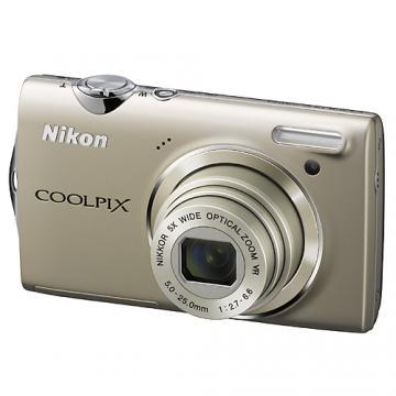 Aparat foto digital Nikon Coolpix S5100, argintiu - Pret | Preturi Aparat foto digital Nikon Coolpix S5100, argintiu