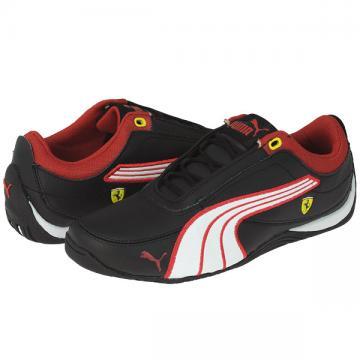 Pantofi sport adolescenti Puma Drift Cat 4 L SF black-white-rosso corsa - Pret | Preturi Pantofi sport adolescenti Puma Drift Cat 4 L SF black-white-rosso corsa
