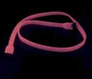 Cablu SATA Flexiglow RED UV reactive - Pret | Preturi Cablu SATA Flexiglow RED UV reactive