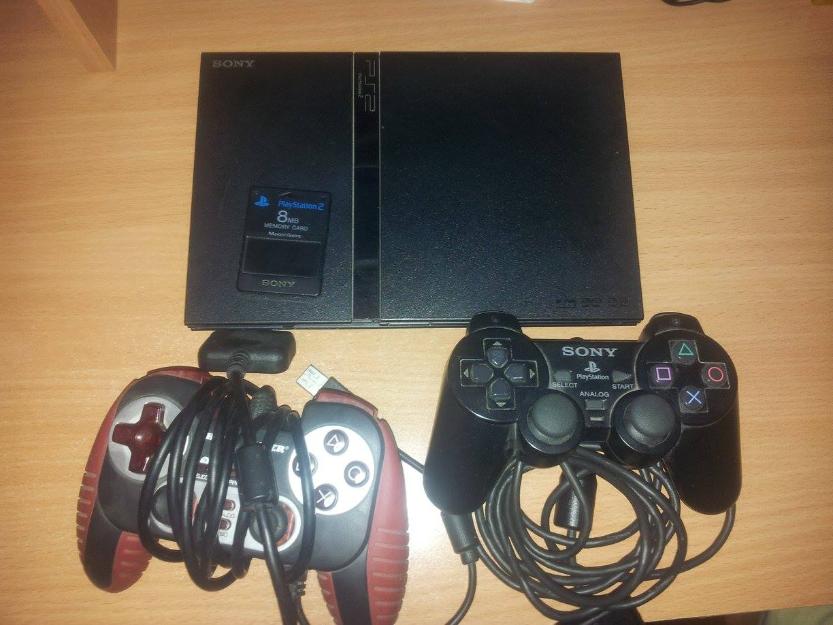 Vand Play Station 2 Slim, impecabil, modat + 14 jocuri originale - Pret | Preturi Vand Play Station 2 Slim, impecabil, modat + 14 jocuri originale