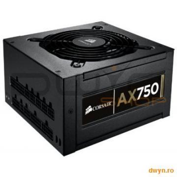 Corsair AX750W, Professional Series, modular PSU, 80+ GOLD Certified - Pret | Preturi Corsair AX750W, Professional Series, modular PSU, 80+ GOLD Certified