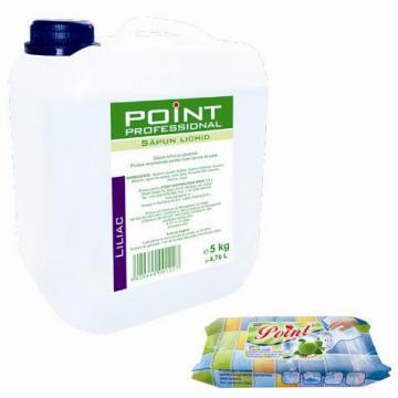 Sapun cu glicerina Point Professional, 5 l, cu BONUS - Pret | Preturi Sapun cu glicerina Point Professional, 5 l, cu BONUS