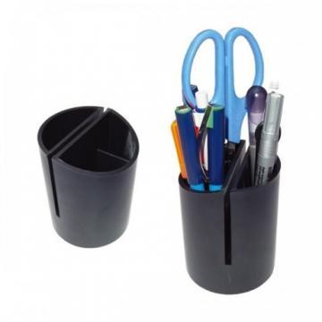 Suport plastic cilindric pt. instrumente de scris-Negru - Pret | Preturi Suport plastic cilindric pt. instrumente de scris-Negru