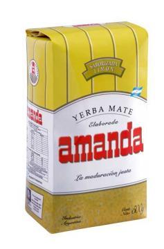 Ceai Mate Amanda cu Aroma de Lamaie 500gr - Pret | Preturi Ceai Mate Amanda cu Aroma de Lamaie 500gr