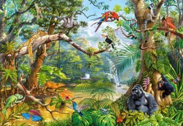 Puzzle Castorland 2000 Life hidden in Jungle - Pret | Preturi Puzzle Castorland 2000 Life hidden in Jungle