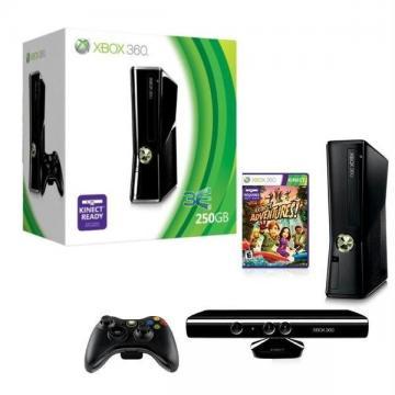 Consola Xbox360 250GB + Kinect + Joc Adventures + Transport Gratuit - Pret | Preturi Consola Xbox360 250GB + Kinect + Joc Adventures + Transport Gratuit