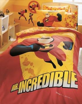 Lenjerie de pat pentru copii Tac Mr Incredible - Pret | Preturi Lenjerie de pat pentru copii Tac Mr Incredible