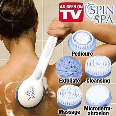 Spin Spa -perie rotativa pentru dus -ADIO CELULITA ! 49Lei - Pret | Preturi Spin Spa -perie rotativa pentru dus -ADIO CELULITA ! 49Lei