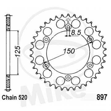 Pinion spate Z49 520 AL KTM/Husaberg - Pret | Preturi Pinion spate Z49 520 AL KTM/Husaberg