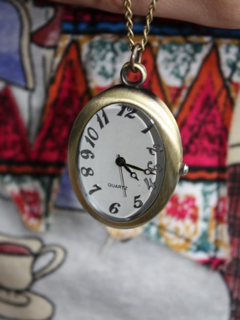 Vintage Pandantiv ceas, bronz elegant - Pret | Preturi Vintage Pandantiv ceas, bronz elegant