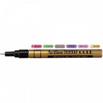 Marker cu vopsea varf rotund 0.8mm, corp metalic, ARTLINE 999XF - auriu - Pret | Preturi Marker cu vopsea varf rotund 0.8mm, corp metalic, ARTLINE 999XF - auriu