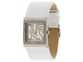 Ceas dama GUESS WHITE SUEDE SWAROVSKI - Pret | Preturi Ceas dama GUESS WHITE SUEDE SWAROVSKI