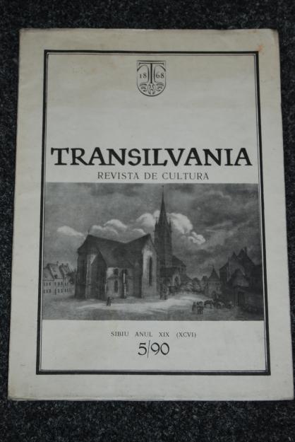 REVISTA DE CULTURA TRANSILVANIA - Pret | Preturi REVISTA DE CULTURA TRANSILVANIA