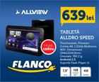 Tableta Allview Alldro Speed SuperSlim cu procesor Cortex A8 1.2GHz, 7