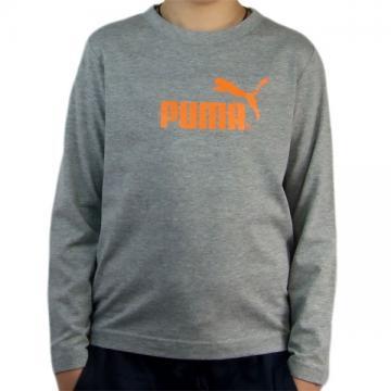 Tricou Puma Large Logo LS Athletic gri - Pret | Preturi Tricou Puma Large Logo LS Athletic gri