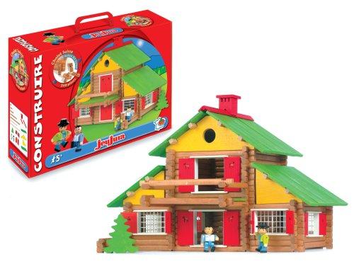 Joc de constructii casa Chalet Toy in valigeta (240 piese), Jeujura - Pret | Preturi Joc de constructii casa Chalet Toy in valigeta (240 piese), Jeujura