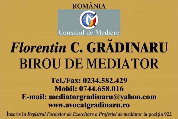 SERVICII DE MEDIERE - Pret | Preturi SERVICII DE MEDIERE