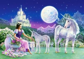 Puzzle Castorland 120 mini Unicorn princess - Pret | Preturi Puzzle Castorland 120 mini Unicorn princess
