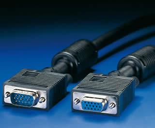 Cablu prelungitor VGA Roline,15M-15T, ecranat, 10 m - Pret | Preturi Cablu prelungitor VGA Roline,15M-15T, ecranat, 10 m