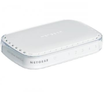 Switch Netgear 5 porturi 10/100Mb/s Platinum FS605-300PES - Pret | Preturi Switch Netgear 5 porturi 10/100Mb/s Platinum FS605-300PES